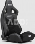 Next Level Racing | PU Leather and Suede | Reclining Seat | ERS4 Elite PU Leather & Suede Edition | Black