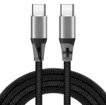Cable USB-C 60W 1m Black IKUTC1B