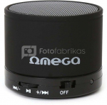 Omega Bluetooth speaker V3.0 Alu 3in1 OG47B, black (42643)