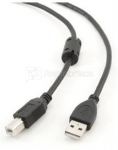 Cablexpert 1.8m USB 2.0 A/B M 1.8 m m, Black