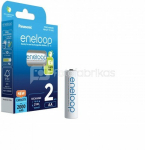 Rechargeable batteries Panasonic ENELOOP BK-3MCDE/2BE, 2000 mAh, 2100 (2xAA)