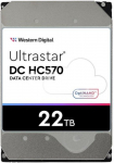 HDD|WESTERN DIGITAL ULTRASTAR|Ultrastar DC HC570|22TB|SAS|512 MB|7200 rpm|3,5"|MTBF 2500000 hours|0F48052
