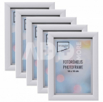 Rėmelių komplektas IMAGEE 10x15 5vnt plast White |14mm