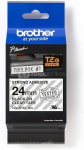 Brother labelling tape TZE-251 white/black 24 mm