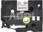Brother TZe-N251 Labelling Tape Cassette - Black on White, 24mm wide, 8m long