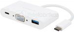 Vivanco adapter USB-C - VGA 3in1 (45386)
