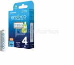 Įkraunamos baterijos Panasonic ENELOOP BK-3MCDE/4BE, 1900 mAh, 2100 (4xAA)