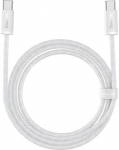 Cable USB-C to USB-C Baseus, 100W, 1m (white)