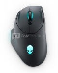 Dell Gaming Mouse AW620M Wired/Wireless, Dark Side of the Moon, Alienware Wireless Gaming Mouse