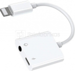 Audio Adapter Lightning / 3.5 mm Joyroom S - Y105 (white)