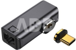 Magnetinis adapteris USB Type-C - RJ-45, 100/1000Mb