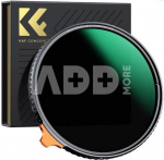K&F Concept K&F 82MM, multi -function can be adjusted black mist 1/4 & ND2 ~ 400, high -definition, waterproof