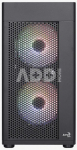 AeroCool PC case Hexform TG FRGB USB 3.0 Mini Tower black