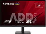 LCD Monitor|VIEWSONIC|VA2708-4K-HD|27"|Panel IPS|3840x2160|16:9|60 Hz|Matte|4 ms|Tilt|Colour Black|VA2708-4K-HD
