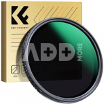 K&F Concept K&F 82MM ND2-ND400 Variable Filter (1-9 Stop), 24 Layers of Nano-coating, Nano-D Series