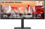 LG 34BA75QE-B | 34 " | IPS | 21:9 | 60 Hz | 5 ms | 3440 x 1440 pixels | 300 cd/m&sup2; | HDMI ports quantity 2