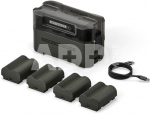 Tilta NP-W235 Charging Station Battery Kit (4 Batteries) - Green