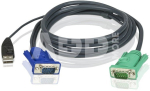 Kabel KVM Aten 2L-5205U ( SVGA, USB typ A - HD15 5m czarny )