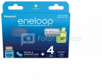 Įkraunamos baterijos Panasonic ENELOOP BK-3MCDEC4BE, 1900 mAh, 2100 (4xAA)