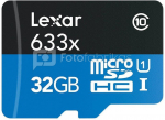 LEXAR 633X MICROSDHC/SDXC NO ADAPTER (V30) R95/W45 32GB
