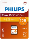 Philips SDXC Card 128GB Class 10 UHS-I U1