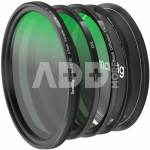 SmallRig 4726 5-in-1 Attachable Filter Kit VND 2-32 & CPL & 1/4 Effect Black Mist (67mm)