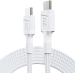 Cable USB-C - USB-C 2m 60W Quick Charge 3.0 White