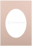 Passepartout 15x21, beige oval