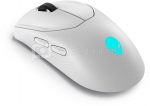 Dell Mouse Alienware Tri-Mode AW720M 2.4GHz Wireless Gaming Mouse, Lunar light
