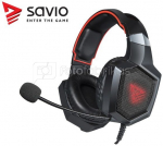 Elmak Gaming headphones SAVIO FORGE Jack 3.5mm + USB