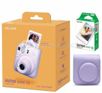 Kiirkaamera Fujifilm instax mini 12 LILAC PURPLE+instax mini glossy (10pl)+originaalne kott