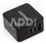 Unitek Wall Charger Travel GAN 2x USB-C 1x USB-A 65w