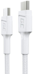 Cable USB-C - USB-C 0.3m 60W Quick Charge 3.0 White