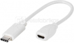 Vivanco adapter USB-C - microUSB 2.0 10cm (45285)
