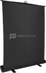 StudioKing Roll-Up Background Screen FB-150200FB 150x200 cm Black