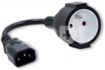 Qoltec Adapter IEC 320 C14 / FRENCH
