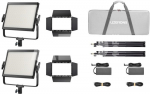 Godox LP1200R K2 Black Litemons RGB LED Light Panel 2 light kit