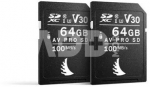 AngelBird AV PRO SD 64GB V30 Nikon 2 PACK