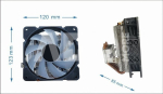 Huracan X140 120 mm CPU Cooler CPU-HURACAN-ARGB-X140