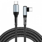 Cable USB-C PD 100W 2m Black IKUTC100