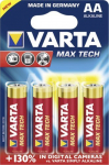20x4 Varta Max Tech Mignon AA LR 6 PU inner box