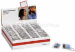 1x100 Walther Key Rings Acrylic 3,5x4,5 with Display MR192