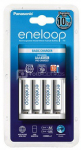 Panasonic Eneloop Basic Charger incl. 1x4 AAA Micro Akkus