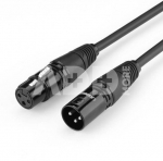 Cable XLR female to XLR male UGREEN AV130 1m (black)