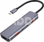 Platinet adapter Multimedia 5in1 (46237)