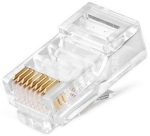 RJ45 jungtis UTP CAT6, 100 vnt.