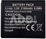Battery Samsung SM-G386T (Galaxy Avant)