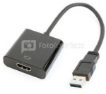Cablexpert USB to HDMI display adapter USB-A to HDMI, 0.15 m