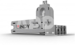 USB PORT BLOCKER 4PACK/WHITE 40454 LINDY