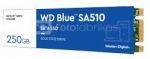 SSD|WESTERN DIGITAL|SA510|250GB|M.2|SATA 3.0|Write speed 440 MBytes/sec|Read speed 555 MBytes/sec|2.38mm|TBW 100 TB|MTBF 1750000 hours|WDS250G3B0B
